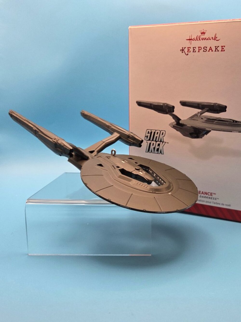 Hallmark Keepsake Ornament 2014 "USS Vengeance"Star Trek Into Darkness- Like New